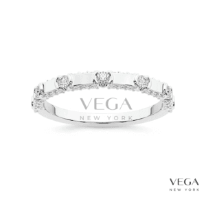 Classic Round Diamond Wedding Band