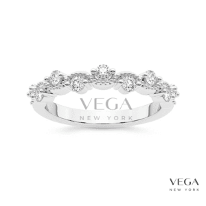 Milgrain Lab Grown Diamond Wedding Band