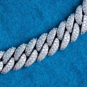 18.00 mm Iced Frosted Infinity Link Diamond Chain