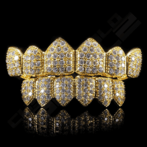 Golden Crown Lab Diamond Grillz