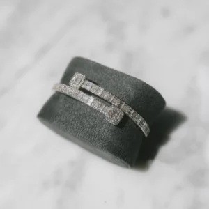 6.00 mm Double Row Icy Tennis Bracelet Bangle