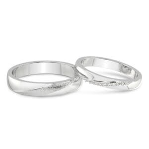 His & Hers Diamond Accent Couple Ring