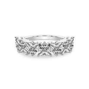 Heart Shape Diamond Anniversary Band