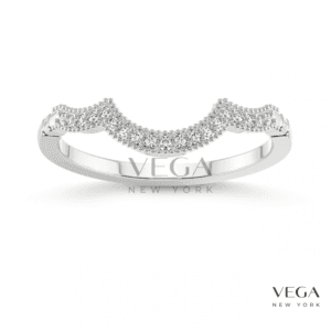 Curved Contour Diamond Anniversary Band