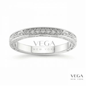 Vintage Scroll Lab Diamond Anniversary Band