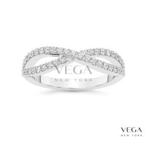 Diamond Infinity Loop Anniversary Band