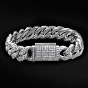 20.00 mm Ice Royal Gold Luxe Cuban Bracelet