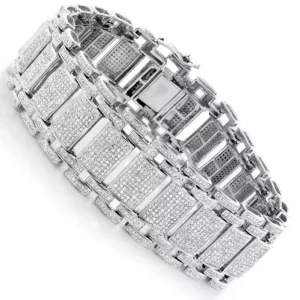 28.00 mm Prestige Panel Iced Luxe Bracelet