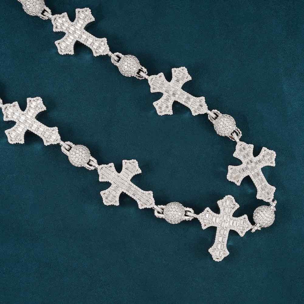 moissanite-baguette-custom-link-cross-chain-14k-close