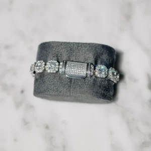8.00 mm Glow-Up Frosted Tennis Bracelet
