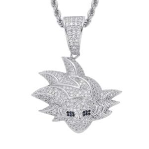 Icy Lab Diamond Dragon Ball Pendant