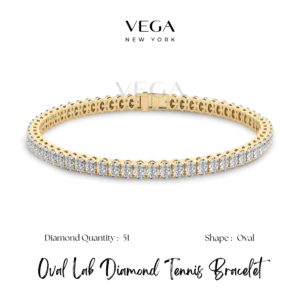 Classic Oval Diamond Tennis Bracelet
