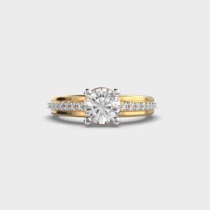 Round Lab Grown Diamond Engagement Ring