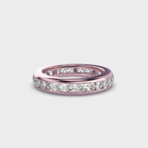1.40 CT Diamond Eternity Band in Rose Gold