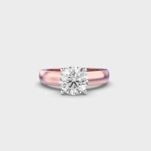 Round Brilliant Cut Diamond Solitaire Engagement Ring