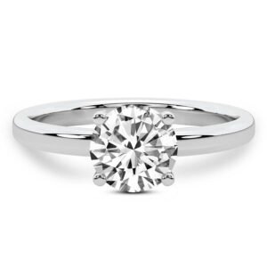 Classic Lab Grown Diamond Solitaire Ring