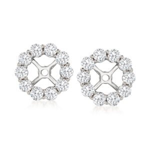 Round Shape Diamond Earring Jackets