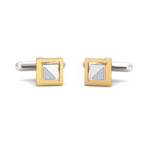Geometric Diamond Frame Cufflinks