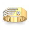 Men’s 18K Gold Diamond Ring (6)