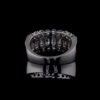 Grand Triple-Row Emerald and Round Diamond Eternity Band (3)