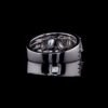 Modern Pear Cut Diamond Band with Pavé Rails (2)