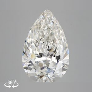 FVVS 2 5.05 ct PEAR Lab-Grown