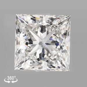 FSI 1 4.02 ct PRINCESS Lab-Grown