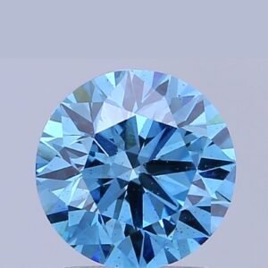 Fancy Vivid BlueSI 1 2.02 ct ROUND Lab-Grown