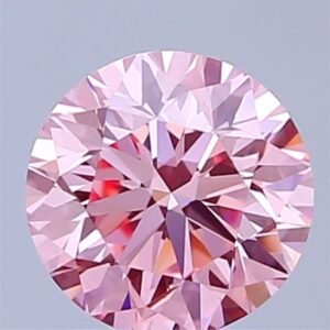 FANCY VIVID PINKVVS 2 1.02 ct ROUND Lab-Grown